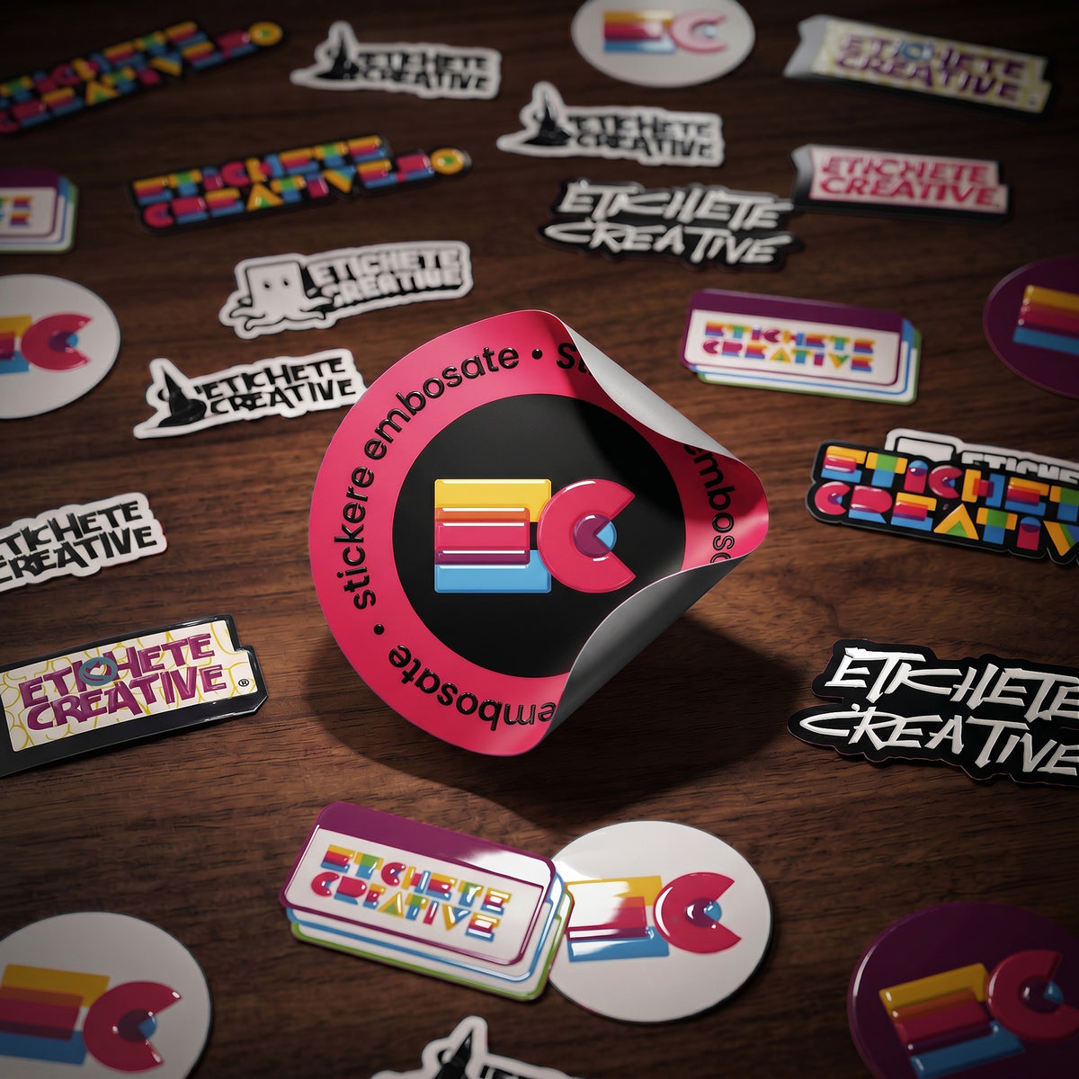 Sticker Embossat