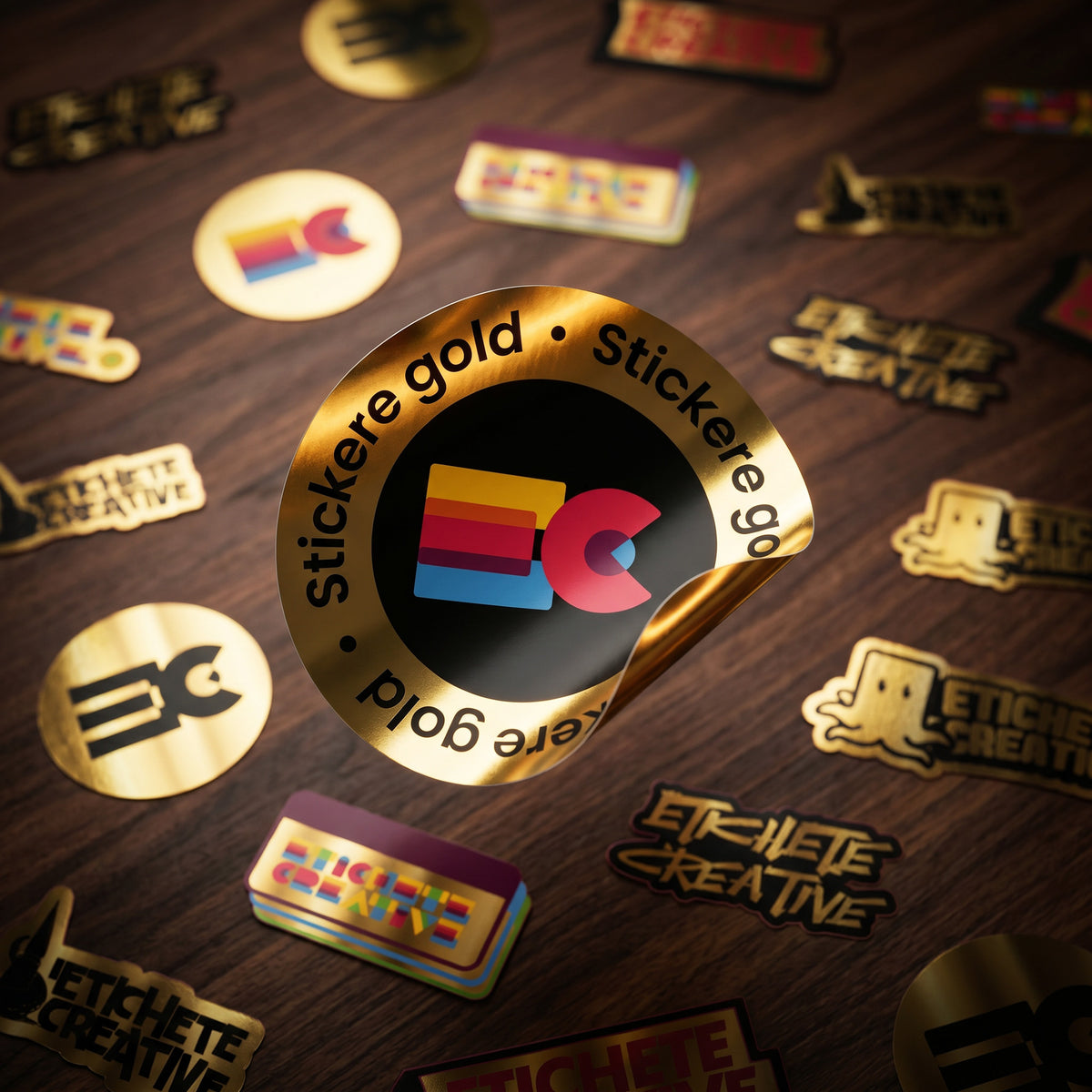 Stickere Gold